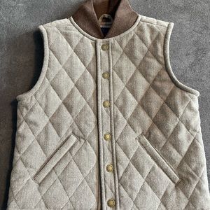 Janie and Jack Herringbone Puffer Vest 3-4T